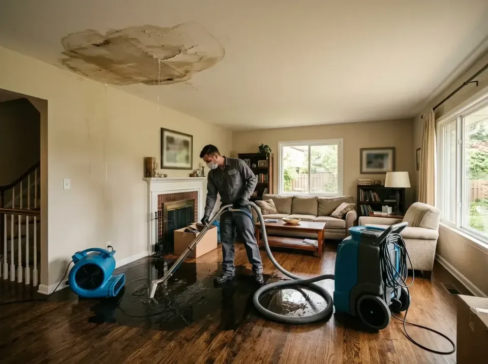 attic-pipe-burst-ceiling-drip-008 — frequently asked questions, Water Damage Restoration & Carpet Care in Chanhassen, MN